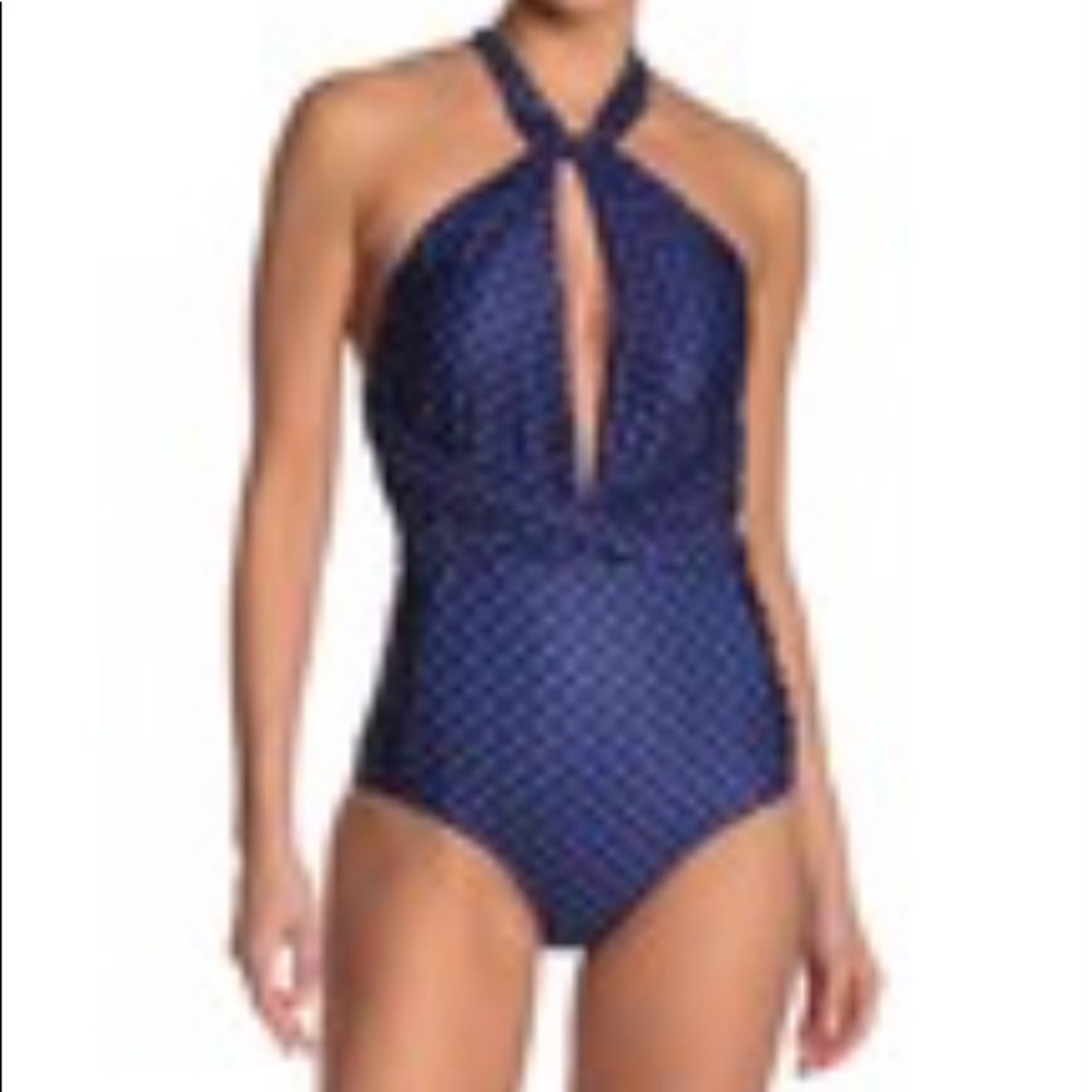 Nicole Miller convertible one piece tea party👙